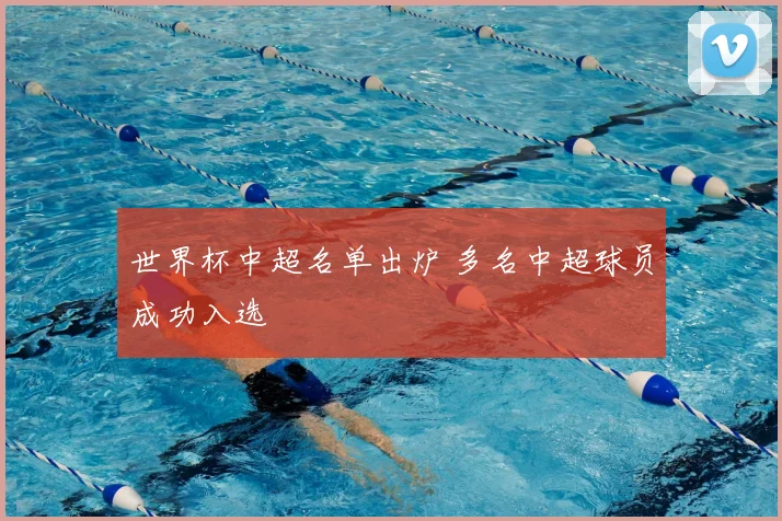世界杯中超名单出炉 多名中超球员成功入选